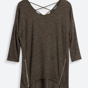 PAPERMOON Kerington Cross Back Knit Top